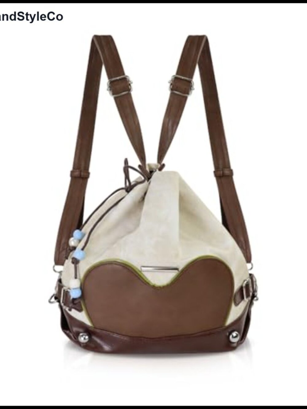 PU Leather Bucket Bag Crossbody Drawstring Shoulder Purse Women